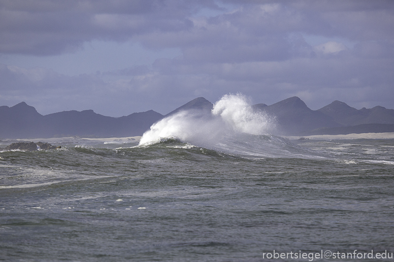 breaking surf